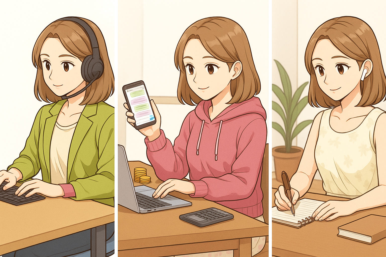 在宅ワーク・副業集｜安全性×収益性で比較【主婦・学生OK】チャットレディも解説